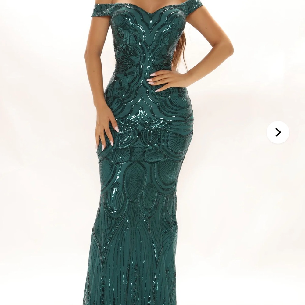 Fashion Nova Until The Weekend Sequin Maxi Dress EUC